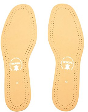 BERGAL Einlegesohlen -Leder Exquisit- beige Größe 43