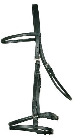 Trense Kirkless engl. komb., schwarz Cob