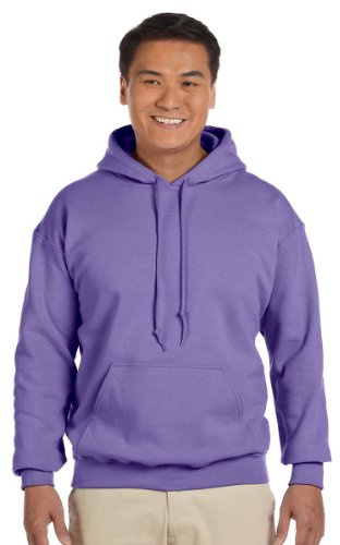 Gildan Adult Heavy Blend Hooded Sweatshirt (Purple) (X-Large)