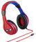 eKids Spiderman - Auriculares para niños (Control de Volumen, diseño Cara de Spiderman) Color Rojo y Azul