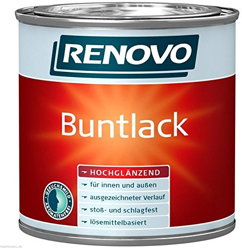 2,5 Liter RENOVO Buntlack hochglänzend WEISS lmh