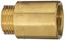 Cornat prolunga rubinetto, con filettatura interna ed esterna, in ottone lucido a 3/4Zoll IG, larghezza 20 mm, 1 pezzo, t381702