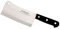 K SABATIER - Couperet 18 Cm Gamme Authentique - Acier Inoxydable - Manche Noir - Entièrement Fabrique en France