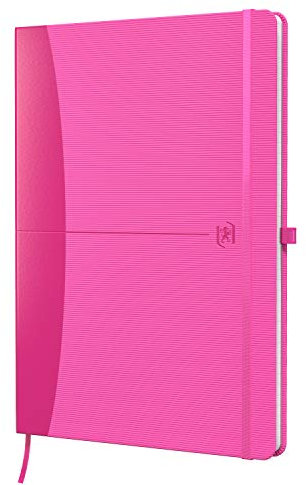 Oxford Notizbuch Signature, DIN A5, liniert, 80 Blatt, fuchsia