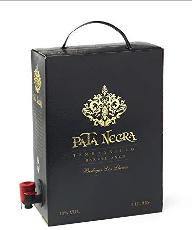 Pata Negra Tempranillo Premium - Vino Tinto D.O. Valdepeñas - Bag in Box de 3 Litros