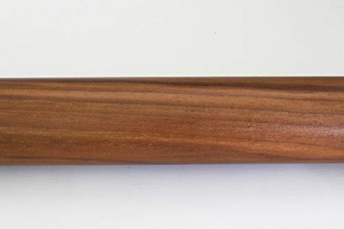 Pasamanos redondo de madera en muchos tipos de madera, nogal, diámetro de 42 mm, longitud de 90 cm