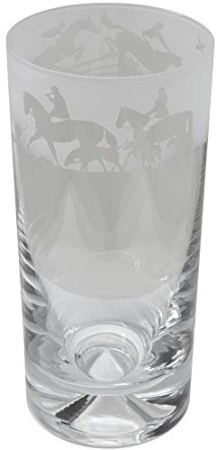 Animo Glass Longdrinkglas mit Jagd-Motiv