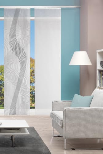 Home WOHNIDEEN Schiebevorhang Digitaldruck Bambus-Optik Valesi