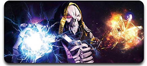 MouseMat OverLord 900x400mm Anime Mouse Pad, keyboard mouse mats, Extended XXL Large Professional Gaming Mouse Mat with 3mm-Thick Rubber Base, for Desktop PC, M