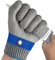 OKAWADACH Level 5 Upgraded Cut Resistant Gloves Cut Proof Gloves Butcher Gloves Metal Gloves Chainmail Gloves Safety Work Gloves for Meat Cutting, Oyster Shucking, Mandolin Slicing and Carving (XL*1)