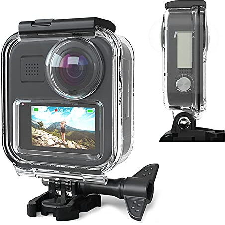 Fotocamera Guscio Impermeabile Fotocamera Custodia Impermeabile Portatile Custodia Impermeabile Fotocamera Protezione Fotocamera Custodia Subacquea per GoPro Max Telecamera Panoramica Guscio Impermeab