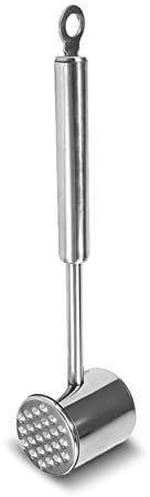 Ablandador de carne, mazo de carne, bistec, herramienta de martillo de carne, picadora de carne, ablandador de carne de acero inoxidable, máquina aplanadora multifuncional, cocina casera