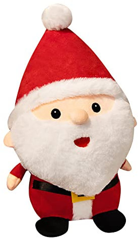 Weihnachten Plüschtier,40CM Weihnachten Dekoration Stofftiere Weihnachtsmann Elch Schneemann Kuscheltier Plüsch Puppe Geschenke Kawaii Kissen Haus Dekoration Plüsch Spielzeug für Kinder Mädchen Jungen