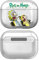 Head Case Designs Offizielle Rick and Morty Charakter Kunst Grafiken Durchsichtig Harte Kristall Handyhülle Hülle Huelle kompatibel mit Apple AirPods Pro Charging Case