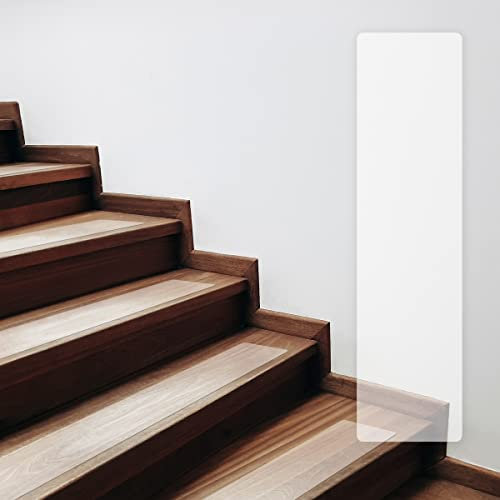 AnTina TAPES® Anti-Rutsch Stufenmatte für Treppen & Stufen, Alternative zum Treppenteppich, 100% Transparent, Selbstklebend, Rutschhemmung R10 (180x700mm, 1 Stück)