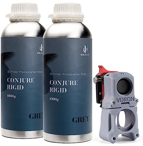 Chitu Systems Conjure Rigid Resin mit Engineering-ähnlichen Eigenschaften für funktionelle Gadgets Resin-Druck, geringe Schrumpfung für artikulierte Figur LCD 3D-Druck (Grau, 2000g)