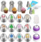 Noël Poche a Douille,Douilles Professionnelles,Douilles à Pâtisserie En Acier Inoxydable,Set De Douilles Kit Patisserie,Douille Patisserie DIY Accessoire Kit Pour Décoration De Cupcake