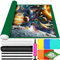 MOYKSRR Puzzle Matte, Puzzle-Rollenmatte für 1000 1500 2000 3000 Puzzle Teile Puzzle Pad, Tragbare Puzzlematte, Puzzle Roll Storage Mat, Puzzle Rollmatte for Storing Puzzles, Puzzlerolle Mat