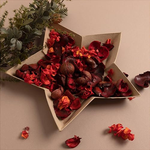 AAMERA 50G ESSCENTS Christmas Potpourri Decor X MAs Decoration Red Petals Party Decor