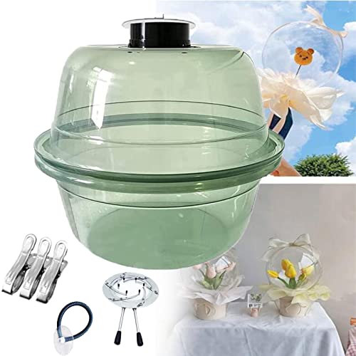 DIY-Ballon-Füllmaschine mit Ballon-Expander, Ballon-Füllwerkzeug, Party-Füllwerkzeug-Set zum Füllen, Füllen von Plüschtieren, Ballon-Sträußen, Kunst-Luftballons, Füllung, Dekoration, Grün