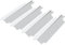 WELL GRILL Copertura bruciatore in acciaio inox, accessorio per barbecue EL Fuego Dayton, 4 bruciatori, Tepro, Broil-Master, barbecue a gas 4 + 1 e la maggior parte delle griglie a gas, confezione da