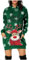 Weihnachtskleid Damen Weinglas Druck Merry Christmas Hoodie Kleid Damen Weihnachtspullover Weihnachtskleider Rentier Print Kleid Langes Weihnachten Kleider Elegant Oberteile