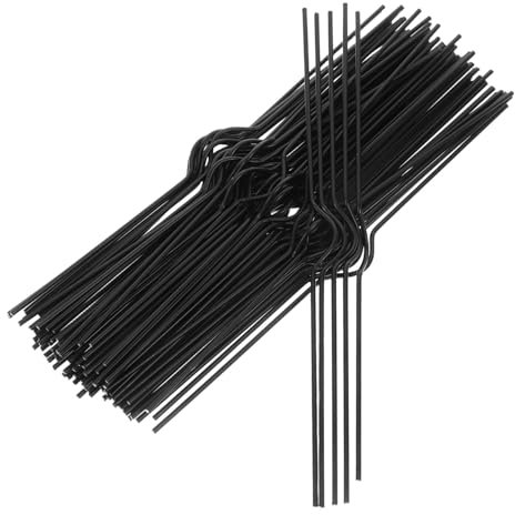 NUOBESTY 100pcs Iron Calendar Hooks for Wall Removable Wire Hooks for Hanging Binders Notebooks Posters Quick Installation Smooth Page Flipping Sturdy and Stylish