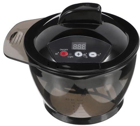 TOVINANNA 1 Satz Gebackener Elektrischer Schneebesen Färbeschüssel Haarfärbemixer Friseurwerkzeug Haarfärbemittel Friseur Farbmischer Farbmischschüssel Haarfarben Rührer Abs