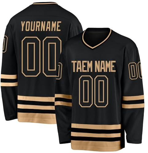 XYYYHTL Personalisiertes Eishockey Trikot Herren Damen Gestalten Sie Ihr Hockey Trikots mit Ihrem Namen/Team/Nummer