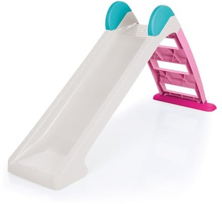 Dolu Indoor and Outdoor My First Pastel Slide For Children From 2 Years Toddler Slide Indoor Slide Kids Outdoor Play Equipment Garden Slide Outdoor Slide Free Standing Slide Kids Pink/White