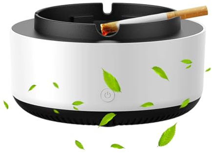 2-in-1 Aschenbecher mit Luftreiniger, elektronischer Aschenbecher, intelligenter Anti-Geruch, Aschenbecher, Rauch-Staubsauger, multifunktional, tragbar