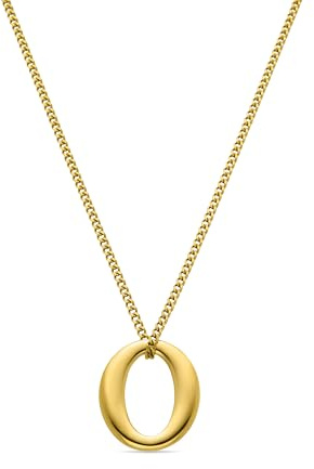 LUXENTER Ausa Halskette mit 18-karätigem Gelbgold