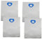 Sacs D'aspirateur En Microfibre, Compatibles Avec Nilfisk, 816200, 82095000, GA70, GS80, Grande Capacité, Produits De Nettoyage Ménagers(4PCS)