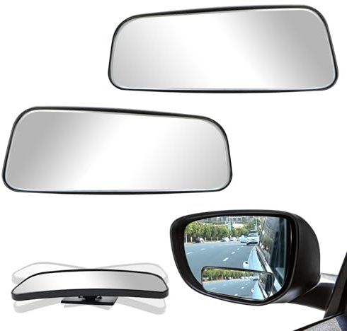 Yooyan 2Er-Pack Toter-Winkel-Spiegel für Autos, Blindspiegel Seitenspiegel 360° Weitwinkel Einstellbare, Universal Rückspiegel für Alle Arten Von Fahrzeugen, Rückspiegel Hd Einstellbar Spiegel