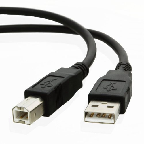 Vivanco USB 2.0 zertifiziertes Kabel mit Goldkontakten, USB A Stecker <-> USB B Stecker 1.8 m