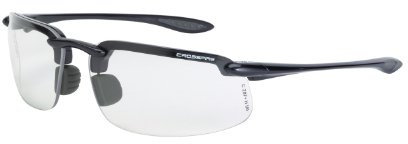 CROSSFIRE 2164 Crossfire Clear Safety Glasses, Scratch-Resistant, Frameless