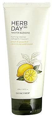 THE FACE SHOP Herb Day 365 Cleansing Foam Lemon