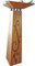 Rostikal Blumensäule mit Pflanzschale Höhe 115 cm Schale 40 x 40 cm Gartendeko Rost Vintage Deko