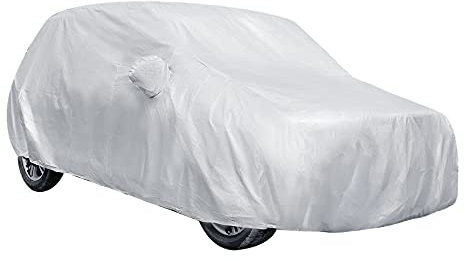 sourcing map YL Lightweight Waterproof 5D SUV Car Cover 4.9m l x 1.85m W x 1.8m H UV Rain Resistant Protection