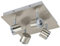 EGLO LED Deckenlampe Pierino, Deckenstrahler, Stahl in nickel-matt, chrom, warmweiß