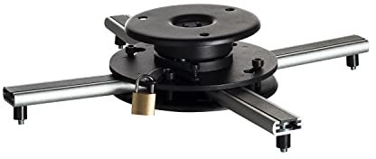 celexon projector ceiling mount universal PS Ultraflat - Ultraflat beamer mount - 20kg capacity - black - 62mm high - 360°