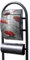 Banjado® Stand Briefkasten in Hammerschlag-Optik in Größe 150x47x22cm mit Motiv Rote Schirme - Briefkasten mit Standfuß/Postkasten freistehend als Standbriefkasten mit Zeitungsfach