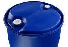 HELGUEFER - Bidón 220L Dos Bocas Azul | Garrafa Plastico PEHD Resistente | Homologado ADR | Apto Uso Alimentario | Contenedor Agua Óptimo, Fácil de Usar, Cierre Hermético | Bidón Plastico Industrial