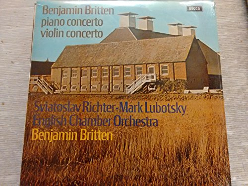 Britten: Piano Concerto, Violin Concerto - Sviatoslav Richter, Lubotsky - 1 VINYL LP - DECCA SXL 6512