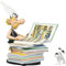 Plastoy SAS 128 - Asterix sitzt auf Bücherstapel * Neuauflage*