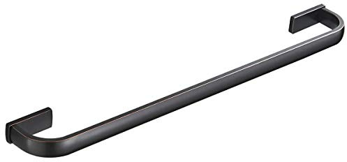 Flybath Towel Rail Bar Single Layer Brass Antique Holder Wall Mounted 57 cm / 22.44 inches, Oil Rubbed Bronze