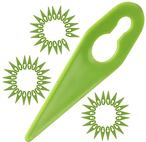 Spares2go Plastic Blades for Gtech ST01 ST02 ST04 ST05 ST20 Grass Trimmer Strimmer (Pack of 60)