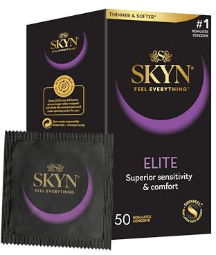 Skyn® Elite Kondome Latexfrei, 5 x 10, 50 Stück