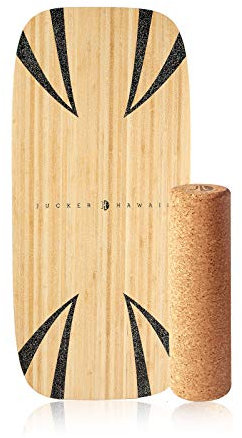 JUCKER HAWAII Balanceboard Homerider Aka Mana - Balanceboard Set inkl. Korkrolle - Surftrainer für Gleichgewicht und Reflextraining