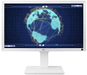 LG 22BL450Y-W - Monitor TAA FHD IPS serie BL450Y, con supporto regolabile e monitor integrato per altoparlanti, colore: Bianco